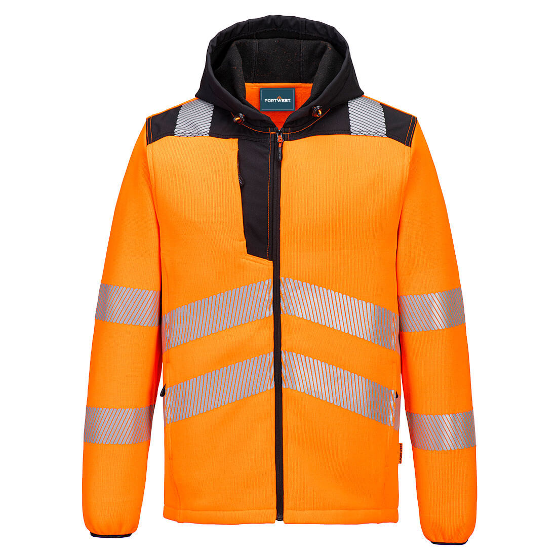 PW335 PW3 Hi-Vis Technical Fleece Orange/Black
