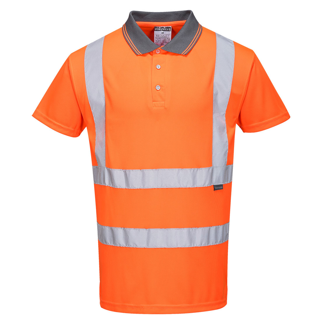 RT22 Hi-Vis Polo Shirt S/S Orange