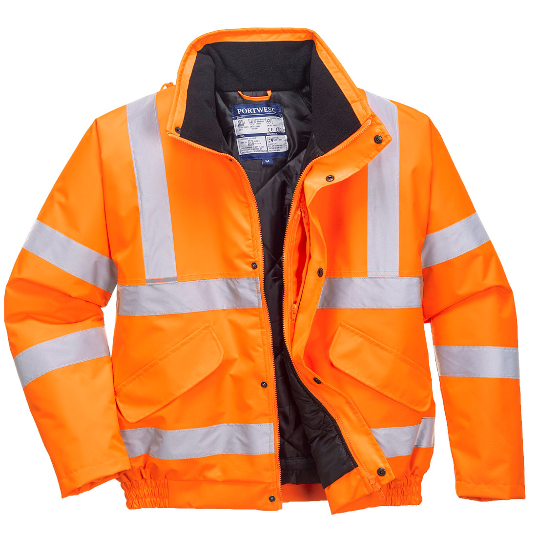 RT32 Hi-Vis Winter Bomber Jacket Orange RT32 Hi-Vis Winter Bomber Jacket Orange