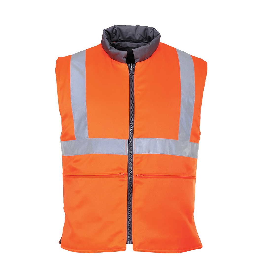 RT44 Hi-Vis Reversible Bodywarmer Orange RT44 Hi-Vis Reversible Bodywarmer Orange