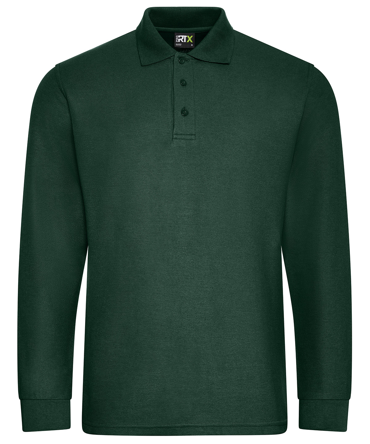 RX102 Pro long sleeve polo Green