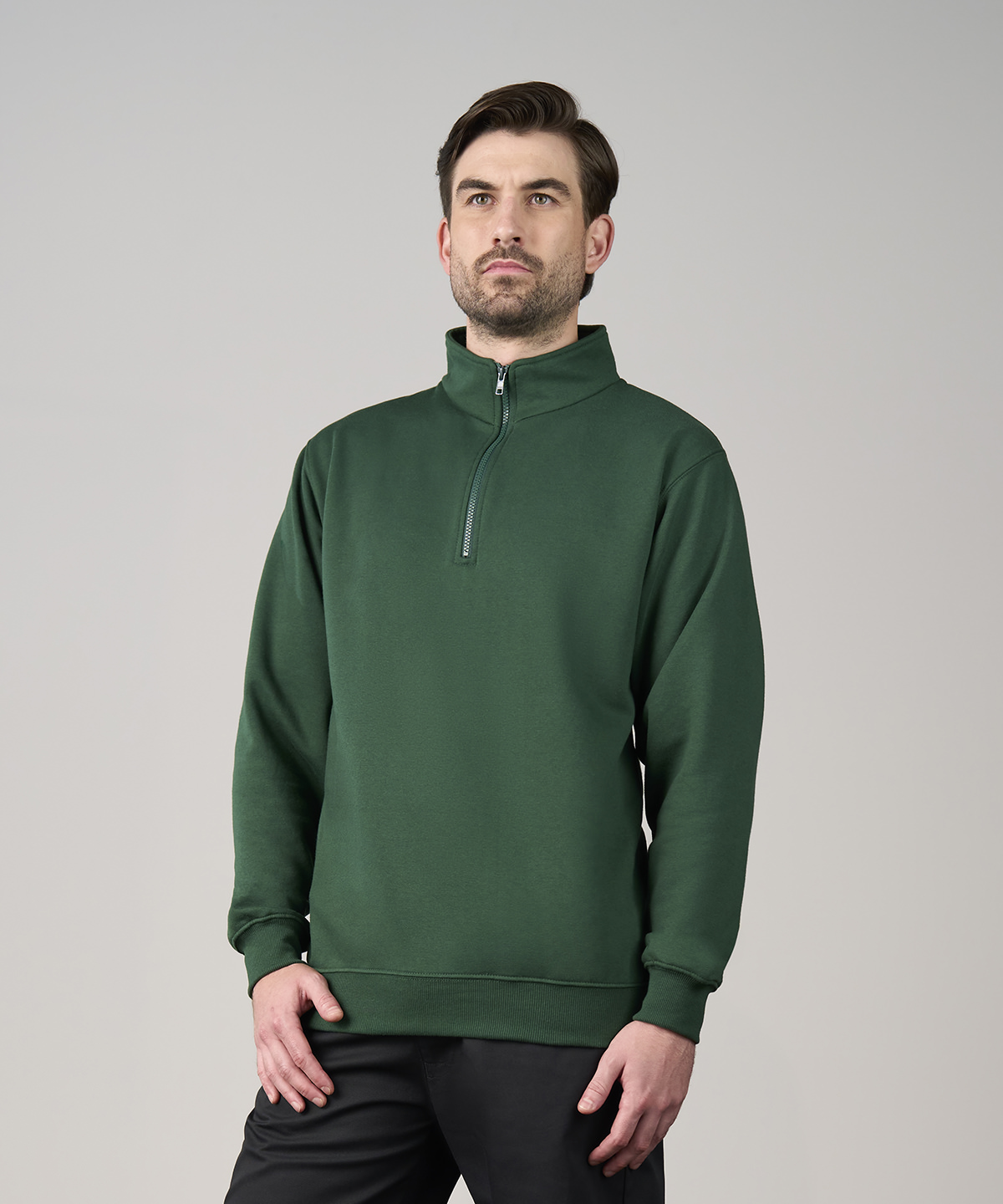 RX305 Pro ¼-neck zip sweatshirt Green