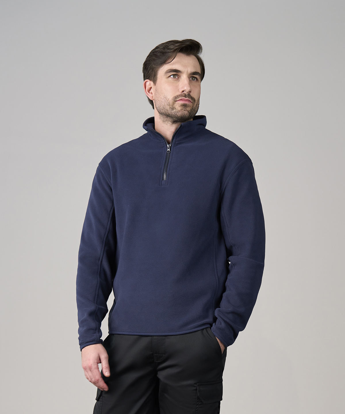RX416 Pro 1/4-zip microfleece Blue