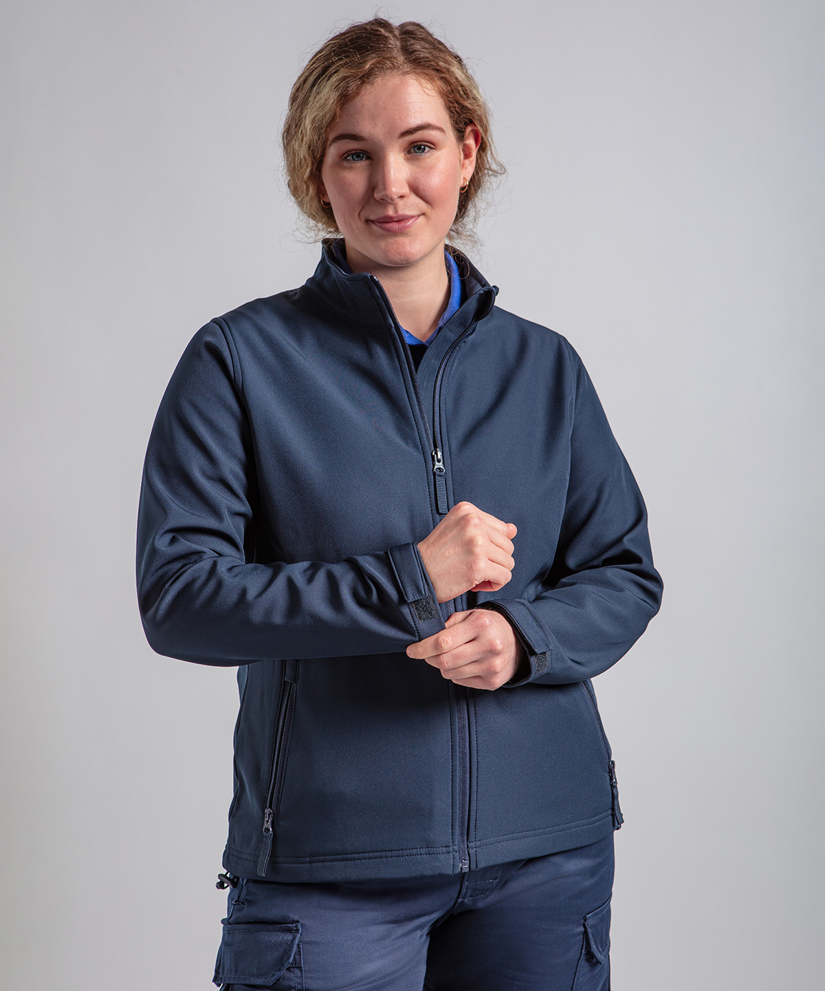 RX50F Women’s Pro 2-layer softshell jacket Blue