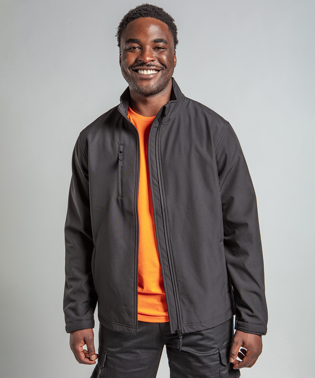 RX530 Pro three-layer softshell jacket Black