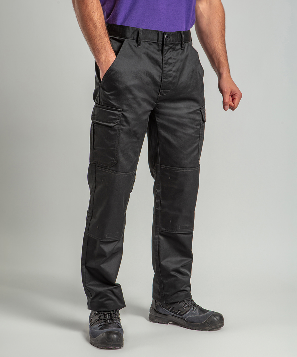 RX600 Pro workwear cargo trousers Black
