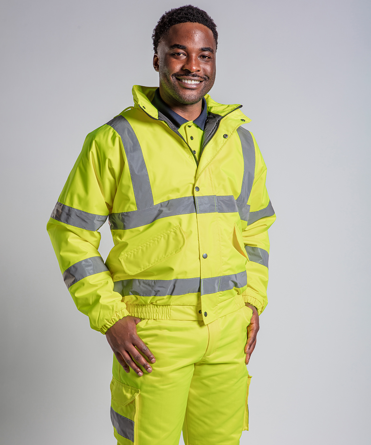RX770 High visibility bomber jacket Yellow