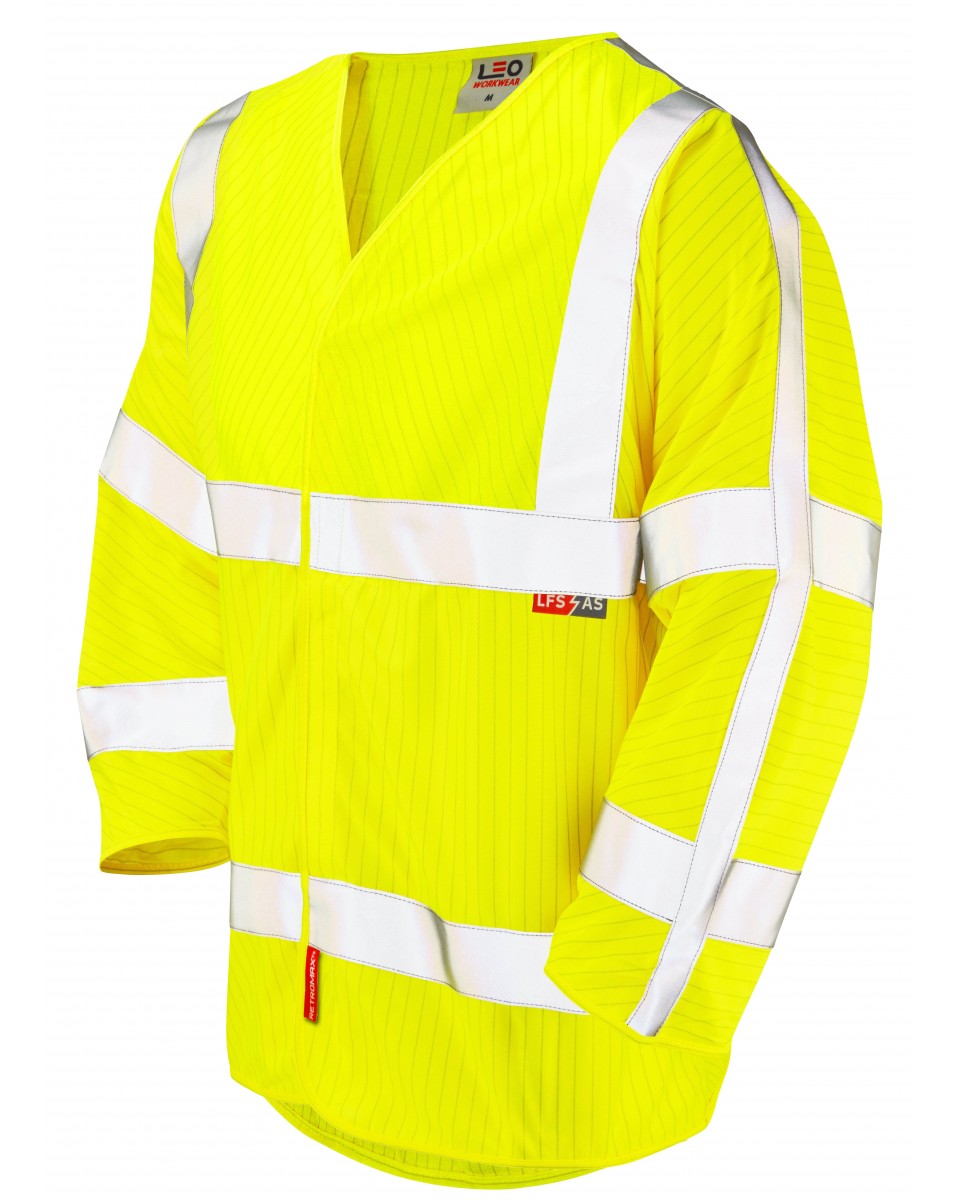 STICKLEPATH ISO 20471 Cl 3 LFS 3/4 Sleeve (EN 14116/EN 1149) HV YELLOW