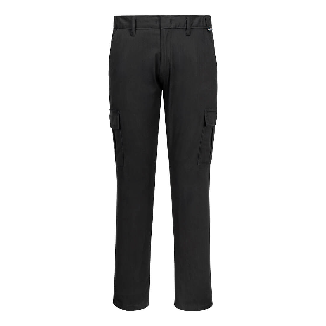 S231 Stretch Slim Fit Combat Trousers Black