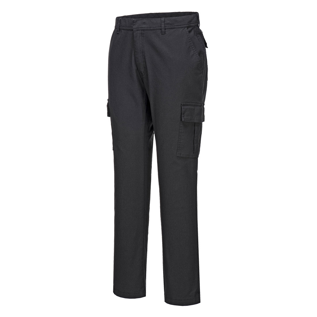 S231 Stretch Slim Fit Combat Trousers Black Short