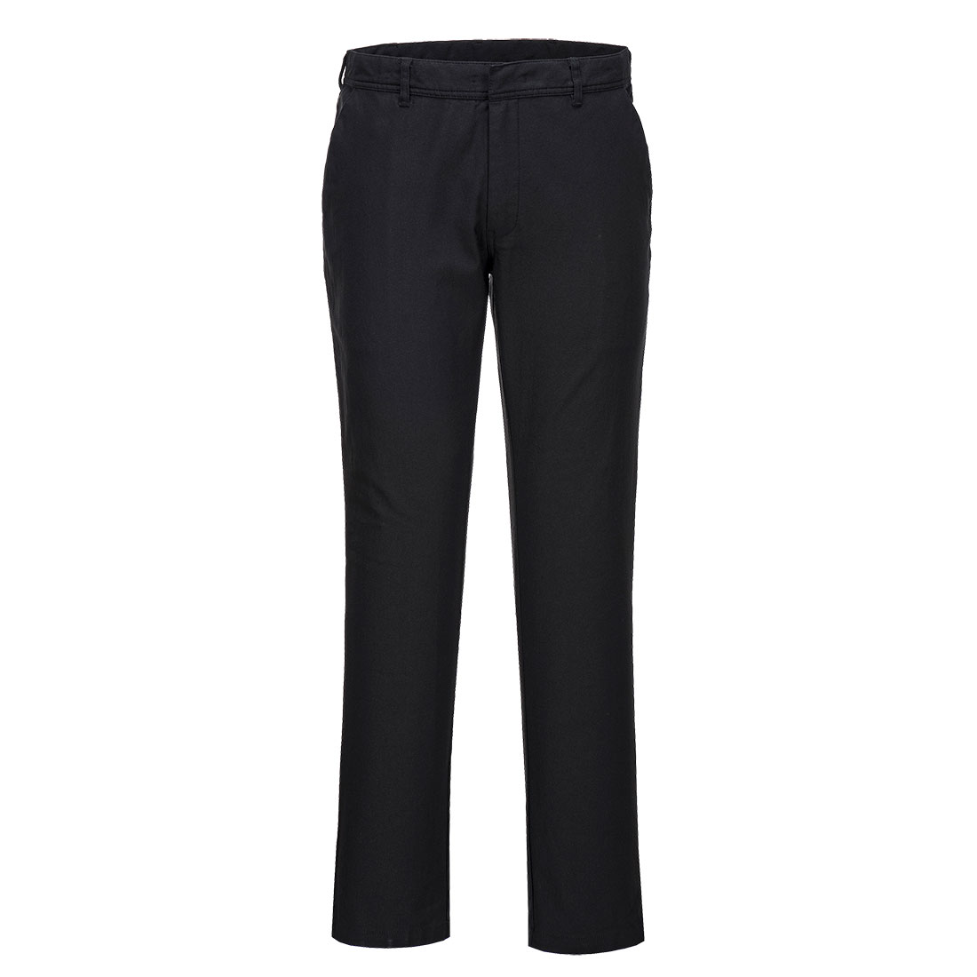 S232 Stretch Slim Chino Trousers Black