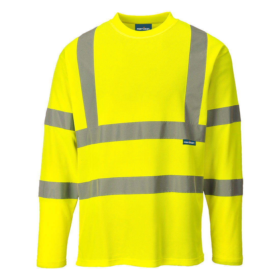 S278 Hi-Vis Cotton Comfort T-Shirt L/S  Yellow