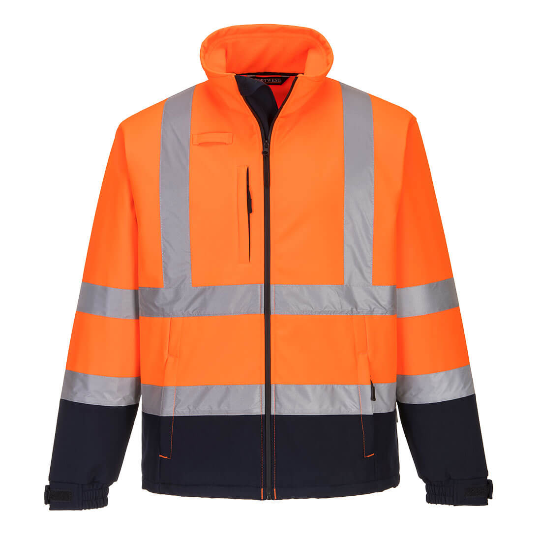 S425 Hi-Vis Contrast Softshell (3L) Orange/Navy S425 Hi-Vis Contrast Softshell (3L) Orange/Navy