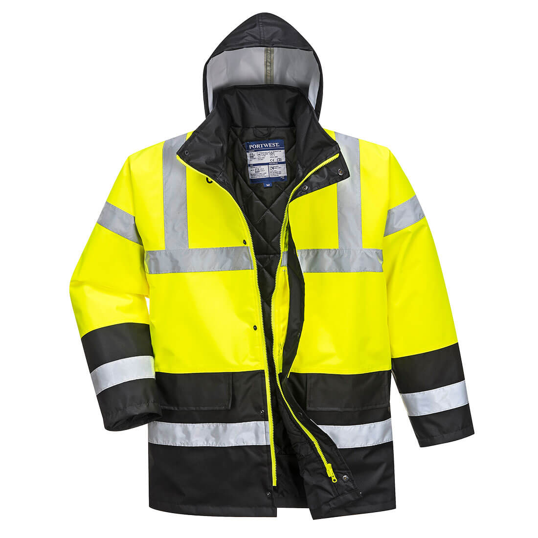 S466 Hi-Vis Contrast Winter Traffic Jacket Yellow/Black S466 Hi-Vis Contrast Winter Traffic Jacket Yellow/Black