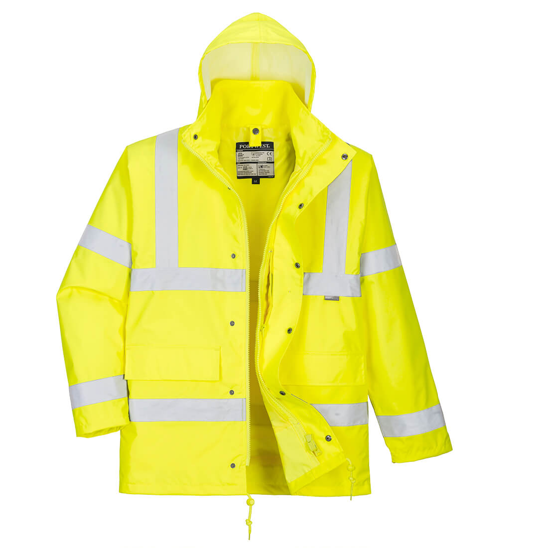S468 Hi-Vis 4-in-1 Traffic Jacket Yellow S468 Hi-Vis 4-in-1 Traffic Jacket Yellow