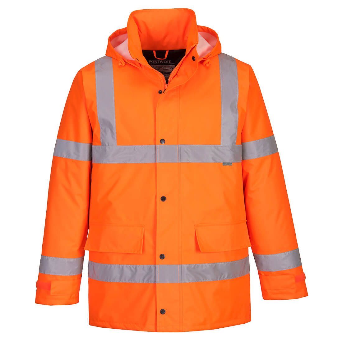 S460 Hi-Vis Winter Traffic Jacket Orange
