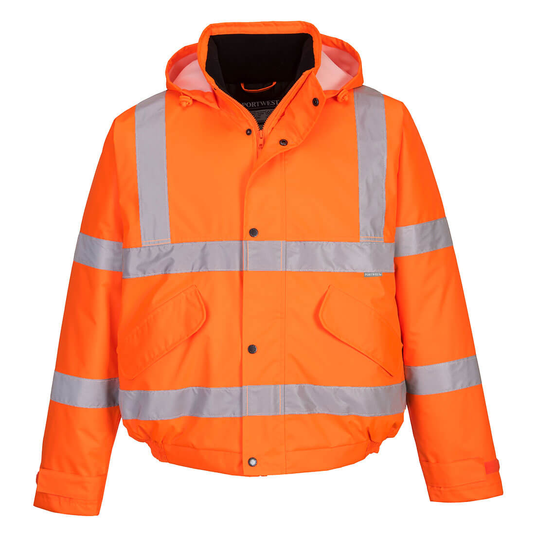 S463 Hi-Vis Winter Bomber Jacket  Orange