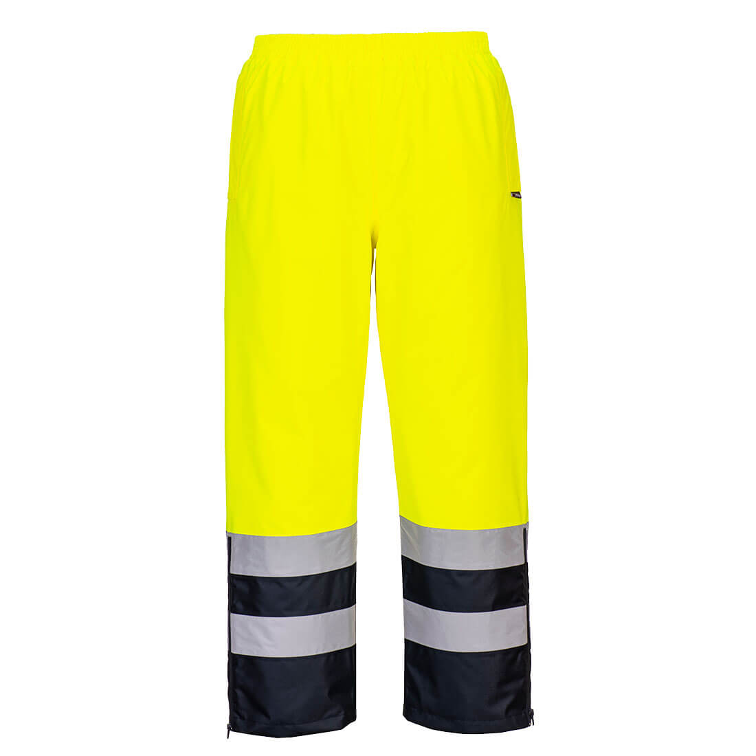S598 Hi-Vis Winter Trousers Yellow/Navy