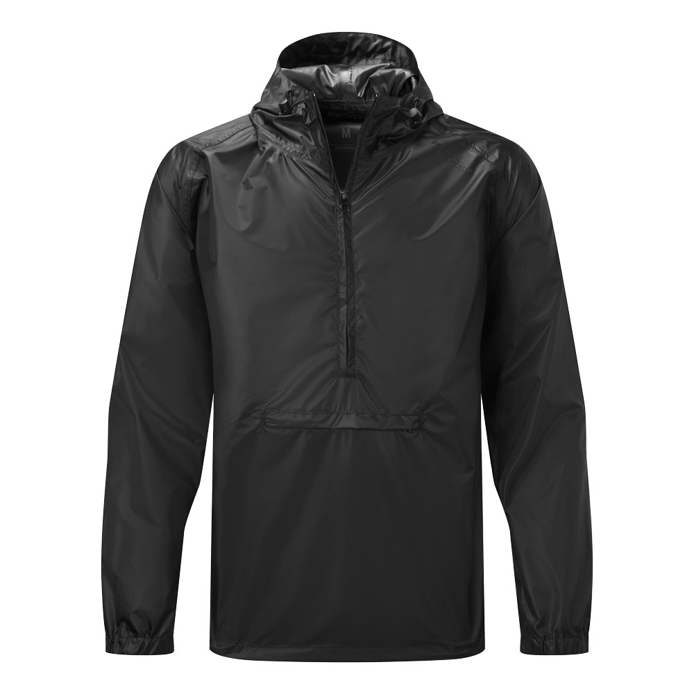 S603 Packable Overhead Jacket Black