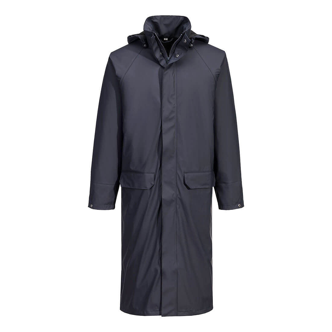 S658 Flexatex Chem Long Coat Navy S658 Flexatex Chem Long Coat Navy