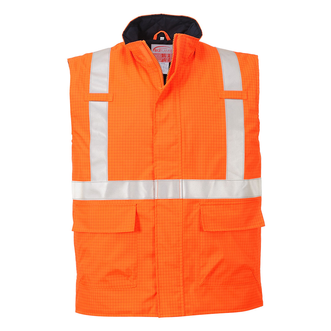 S776 Bizflame Rain Hi-Vis FR Bodywarmer Orange S776 Bizflame Rain Hi-Vis FR Bodywarmer Orange