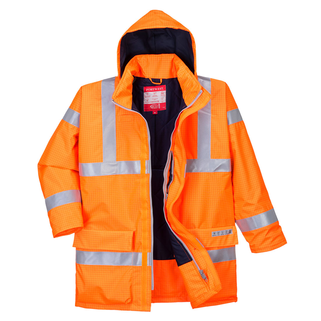 S778 Bizflame Rain Hi-Vis FR Winter Jacket Orange