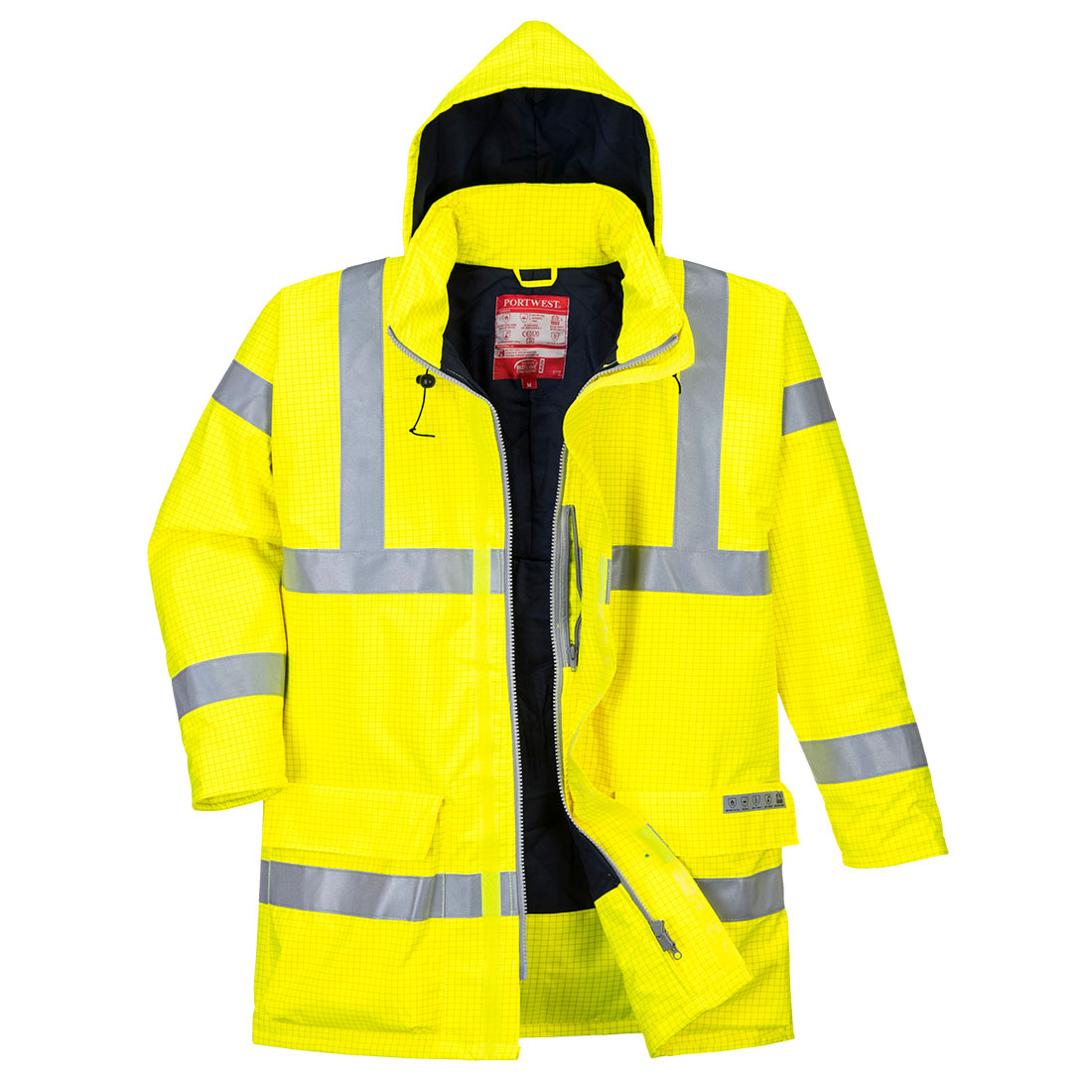 S778 Bizflame Rain Hi-Vis FR Winter Jacket Yellow