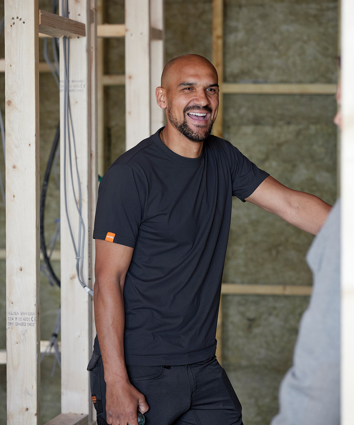 SH001 Eco Worker t-shirt Black