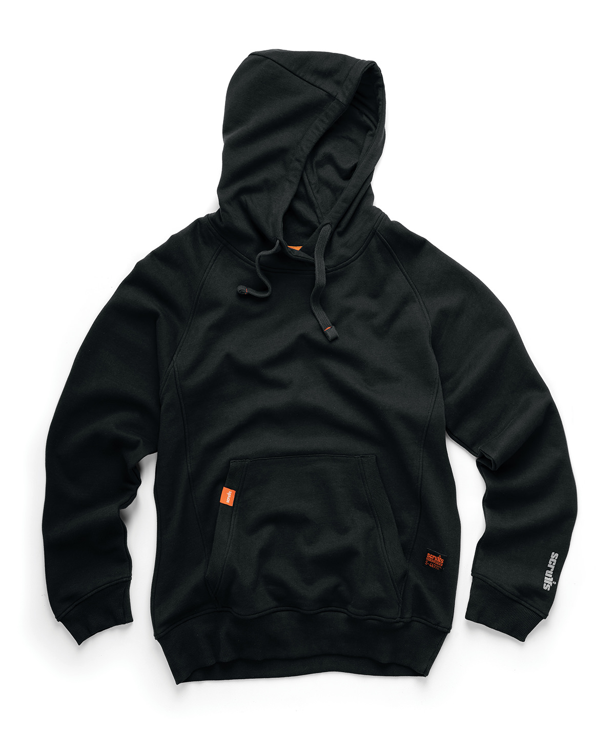 SH003 Eco Worker hoodie Black SH003 Eco Worker hoodie Black
