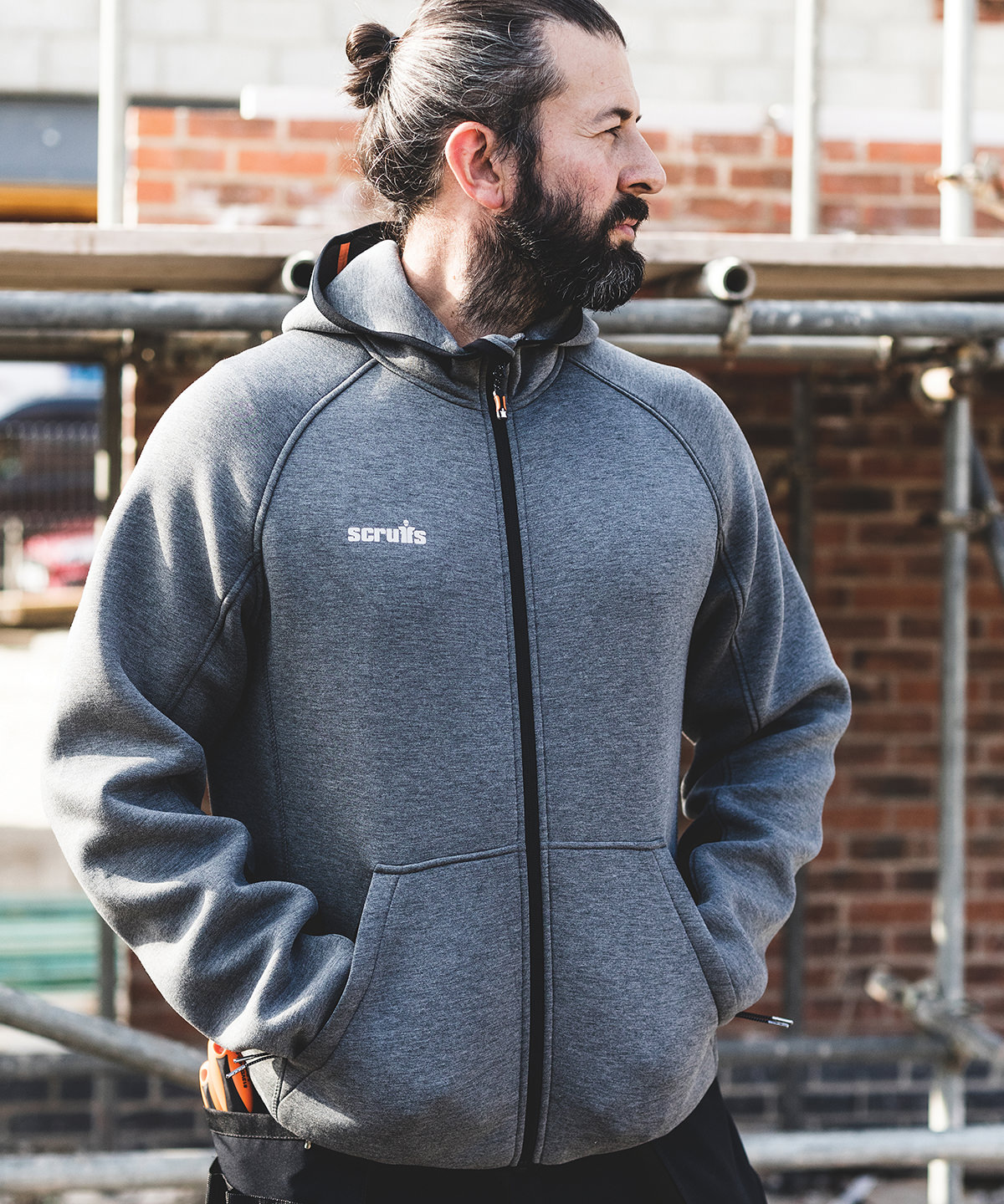 SH021 Trade air-layer hoodie Grey