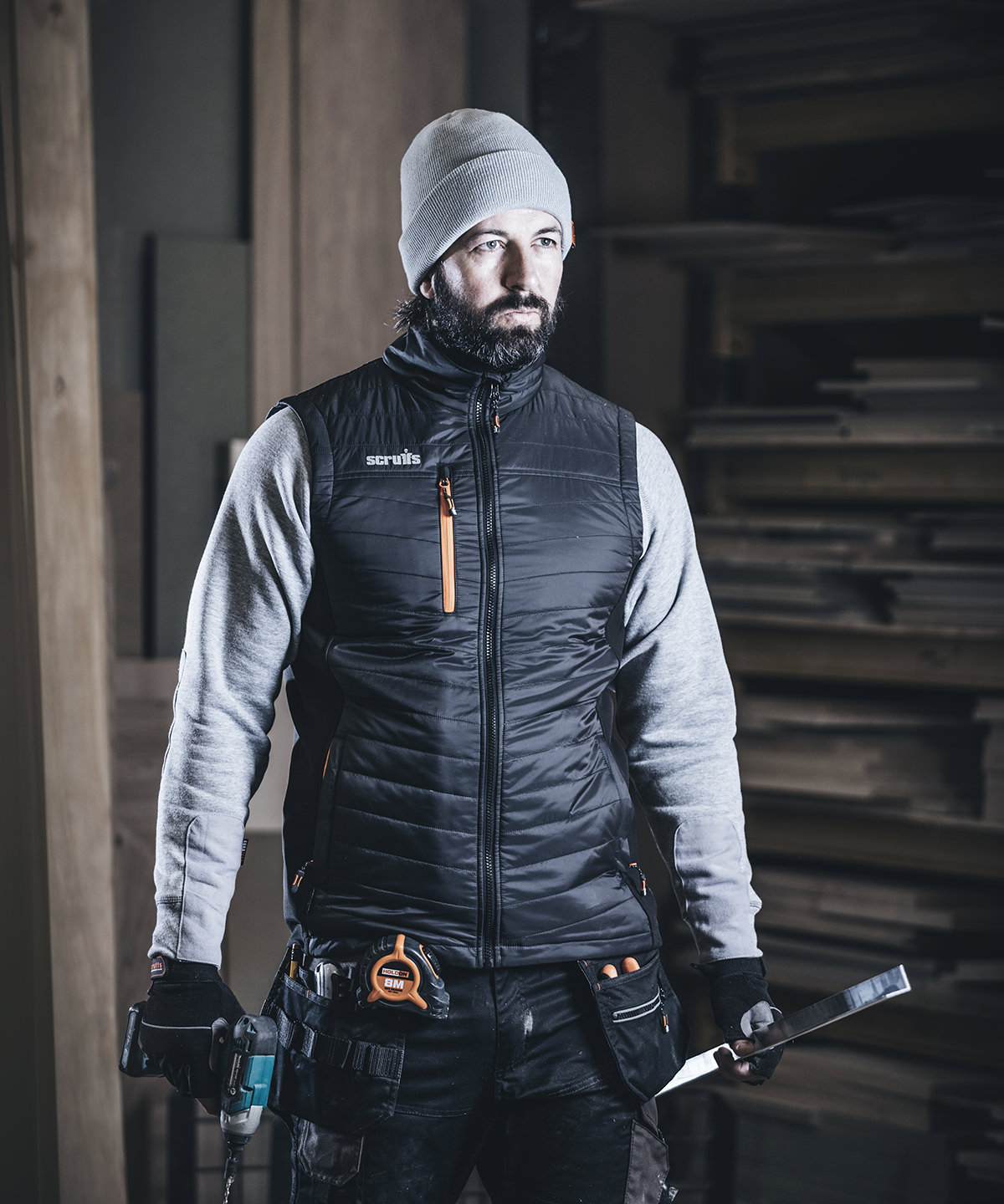 SH024 Trade bodywarmer Black