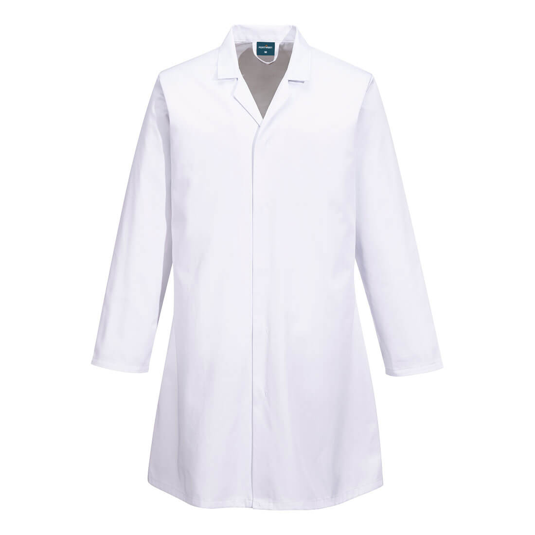 2210 Food Industry No Pocket Coat White