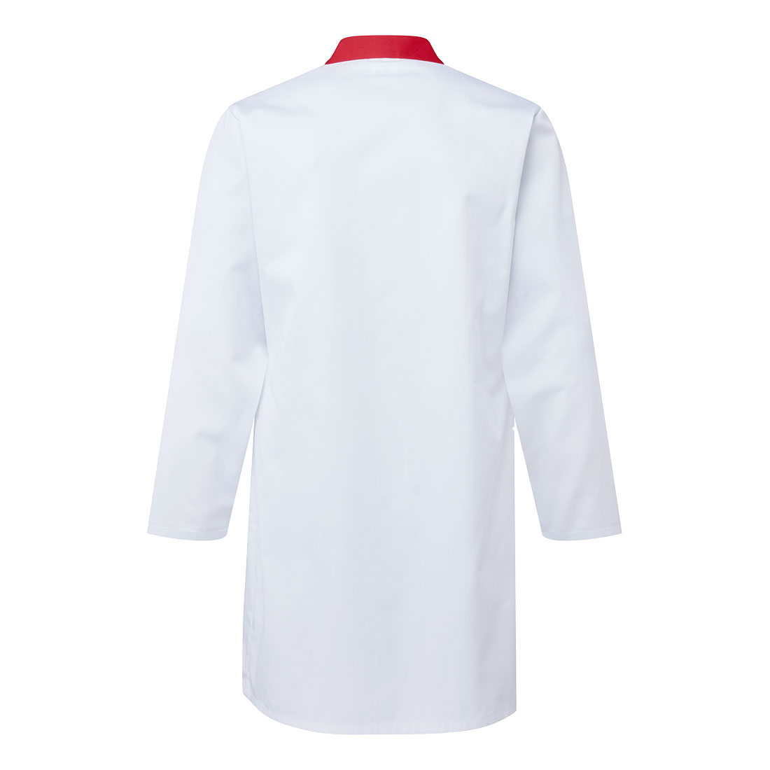 2210 Food Industry No Pocket Coat White/Red