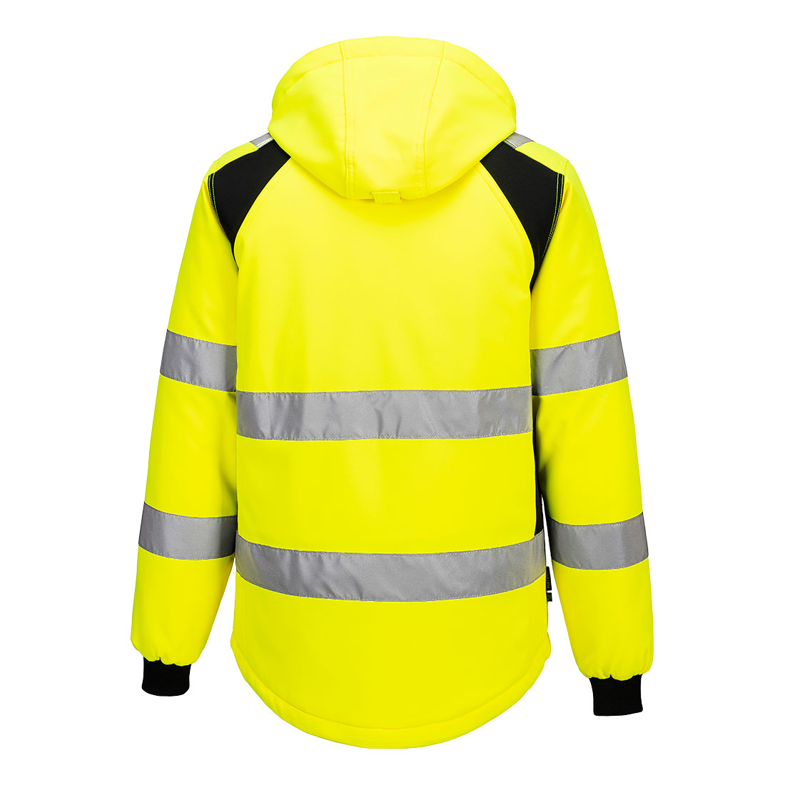 CD809 WX2 Eco Hi-Vis Padded Softshell (2L) Yellow/Black
