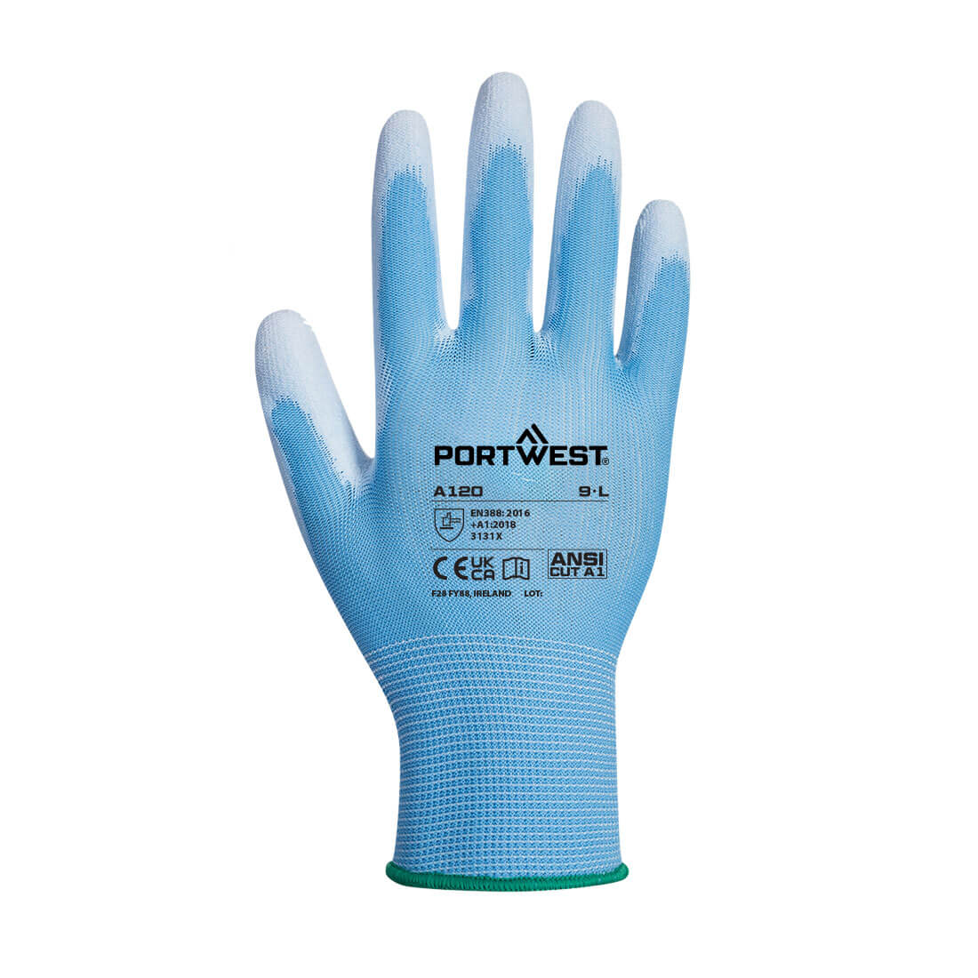 A120 Grip 13 PU Palm Glove Blue