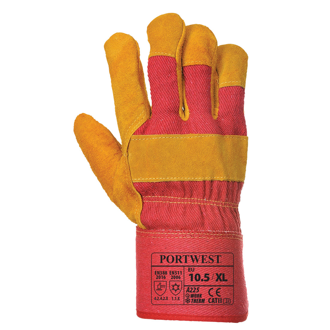 A225 Leather Rigger 240 Cow Split Thermal Glove