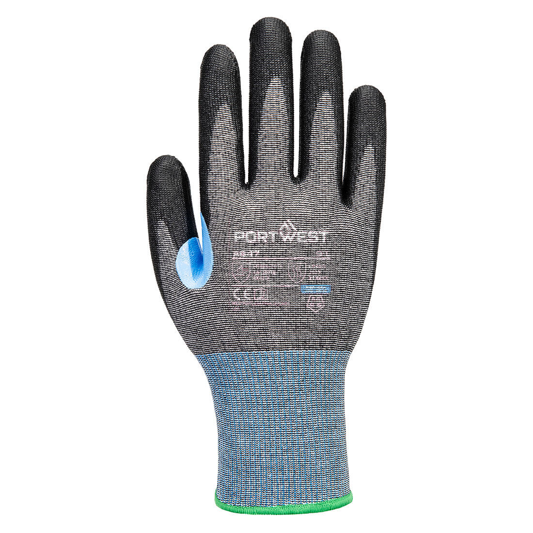 A647 CS Cut D15 PU Glove Grey/Black