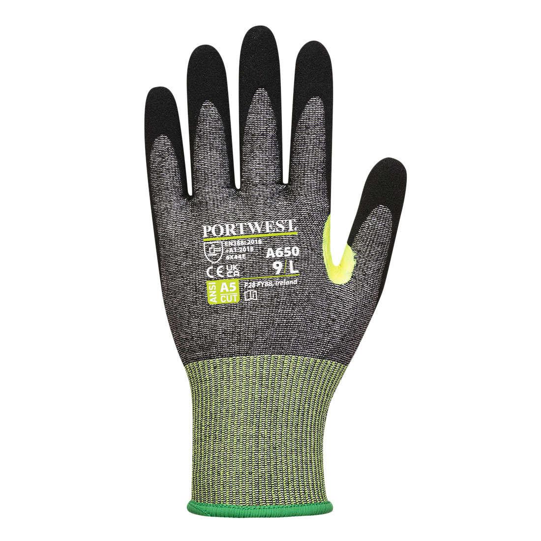A650 CS Cut E15 Nitrile Glove Grey/Black