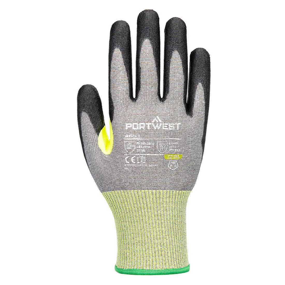 A651 CS Cut E15 PU Glove Grey/Black