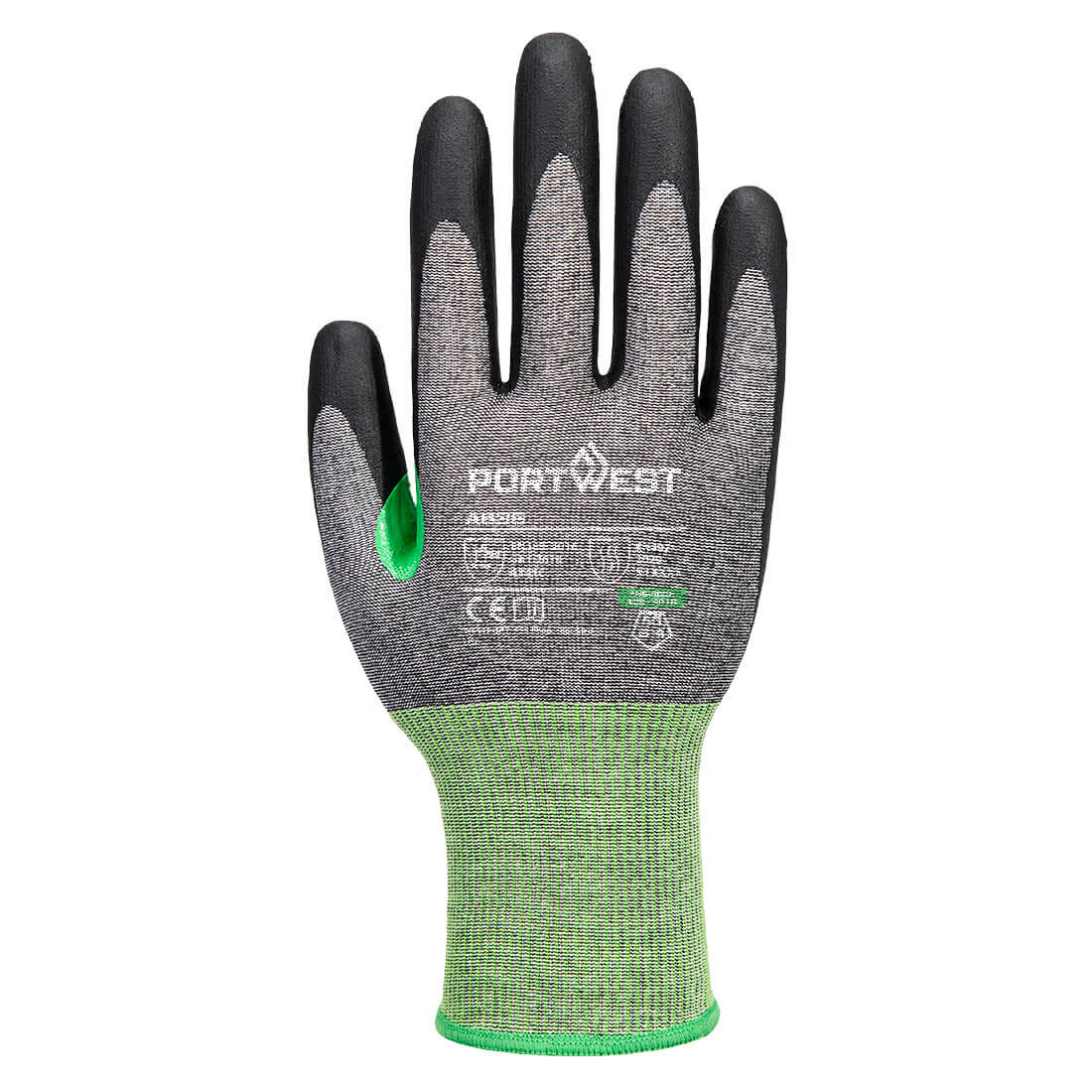 A636 CS Cut C18 Nitrile Glove Grey/Black