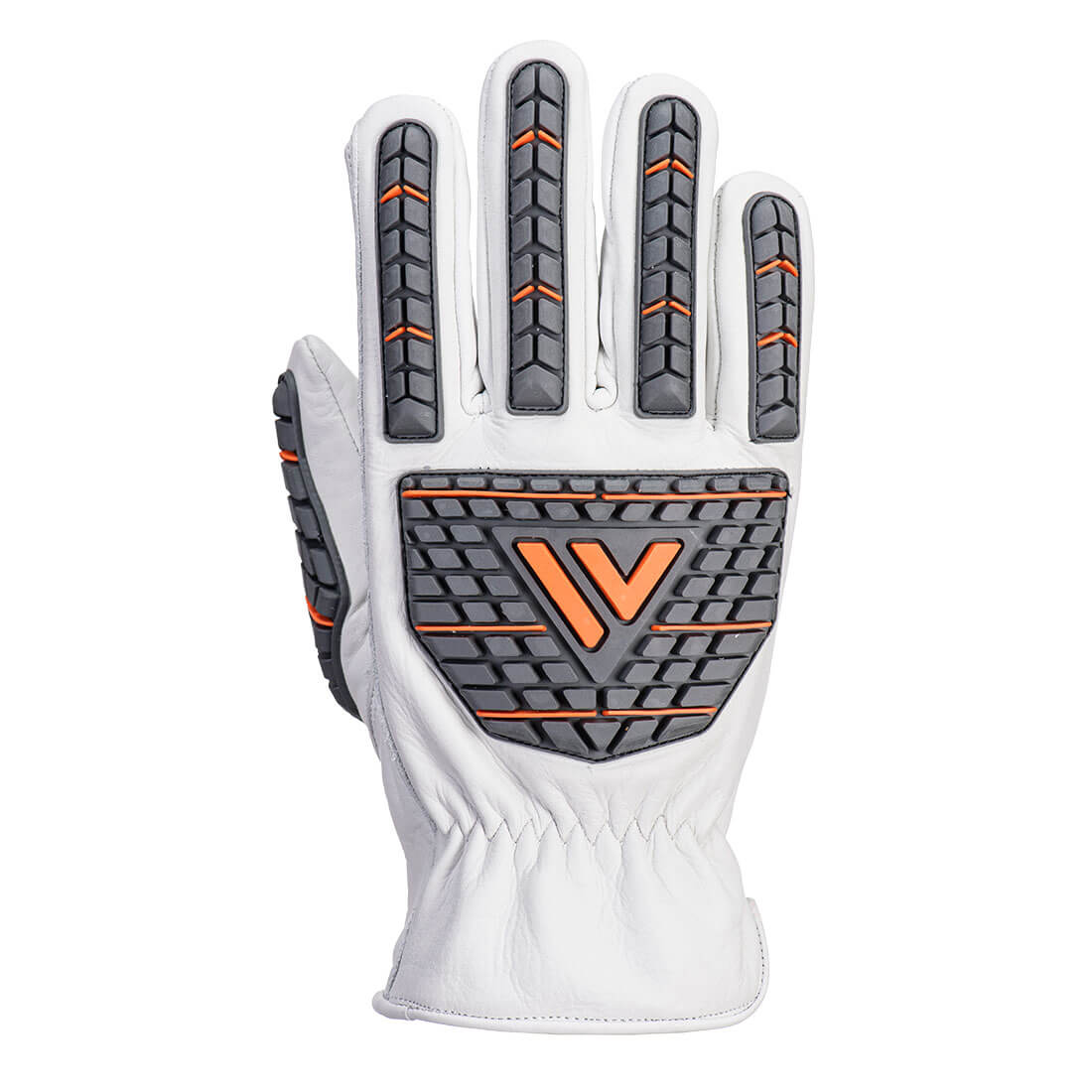A742 Impact 110 Cow Leather Glove White