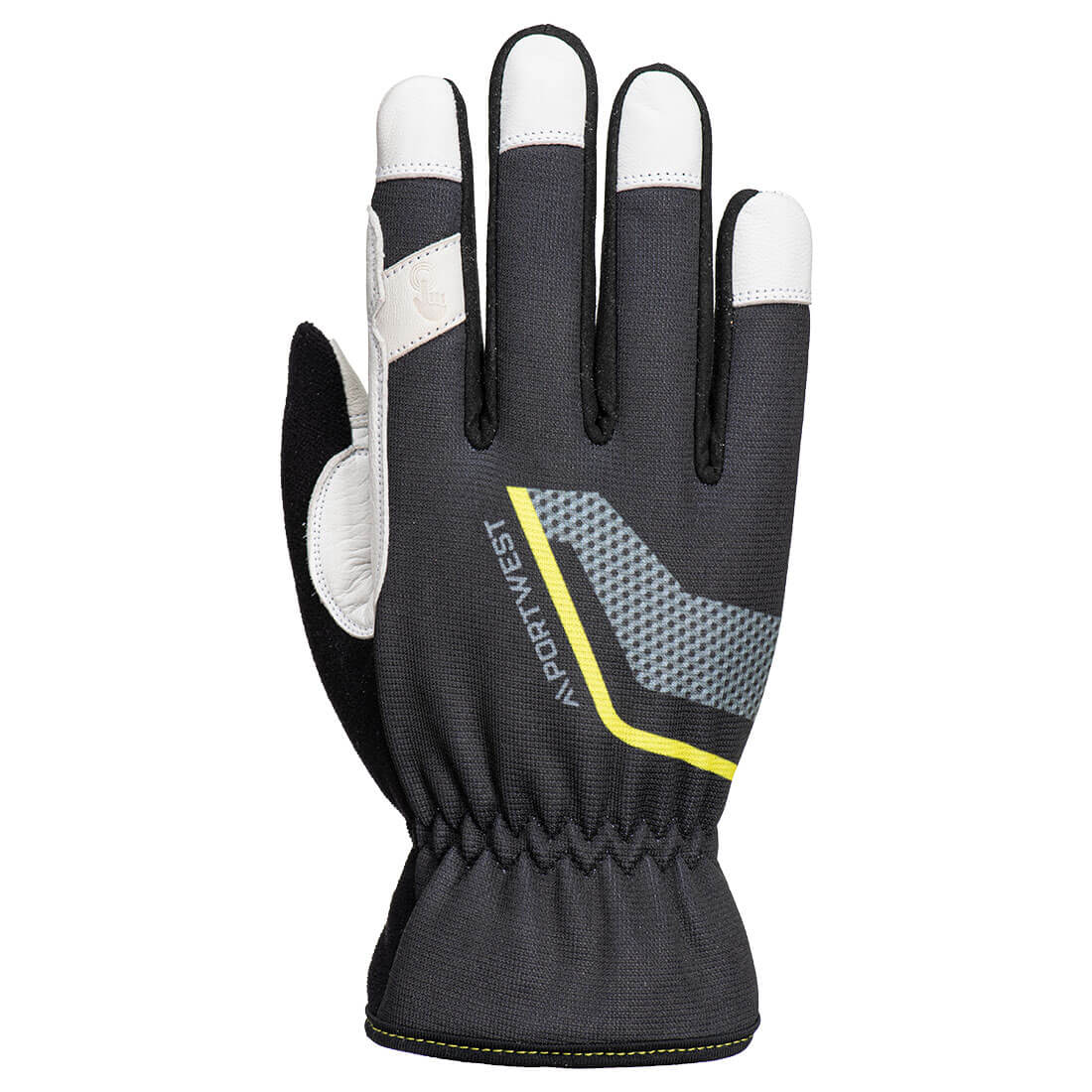 A775 Mechanic 110 Leather Palm Glove Black