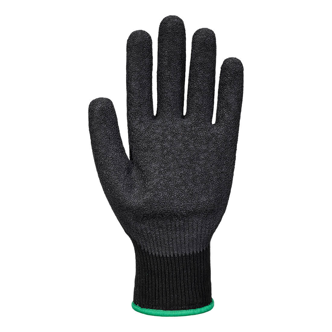 A793 Needle Resistant F10 Latex Crinkle Glove Black