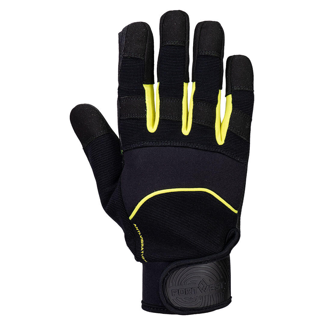 A791 Anti-Vibration B600 PU Mechanical Glove Black