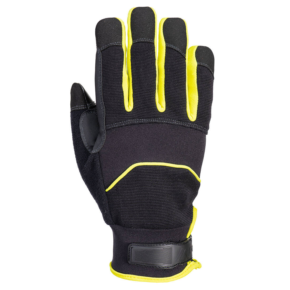 A792 Needle Resistant F350 Mechanical Glove Black/Yellow