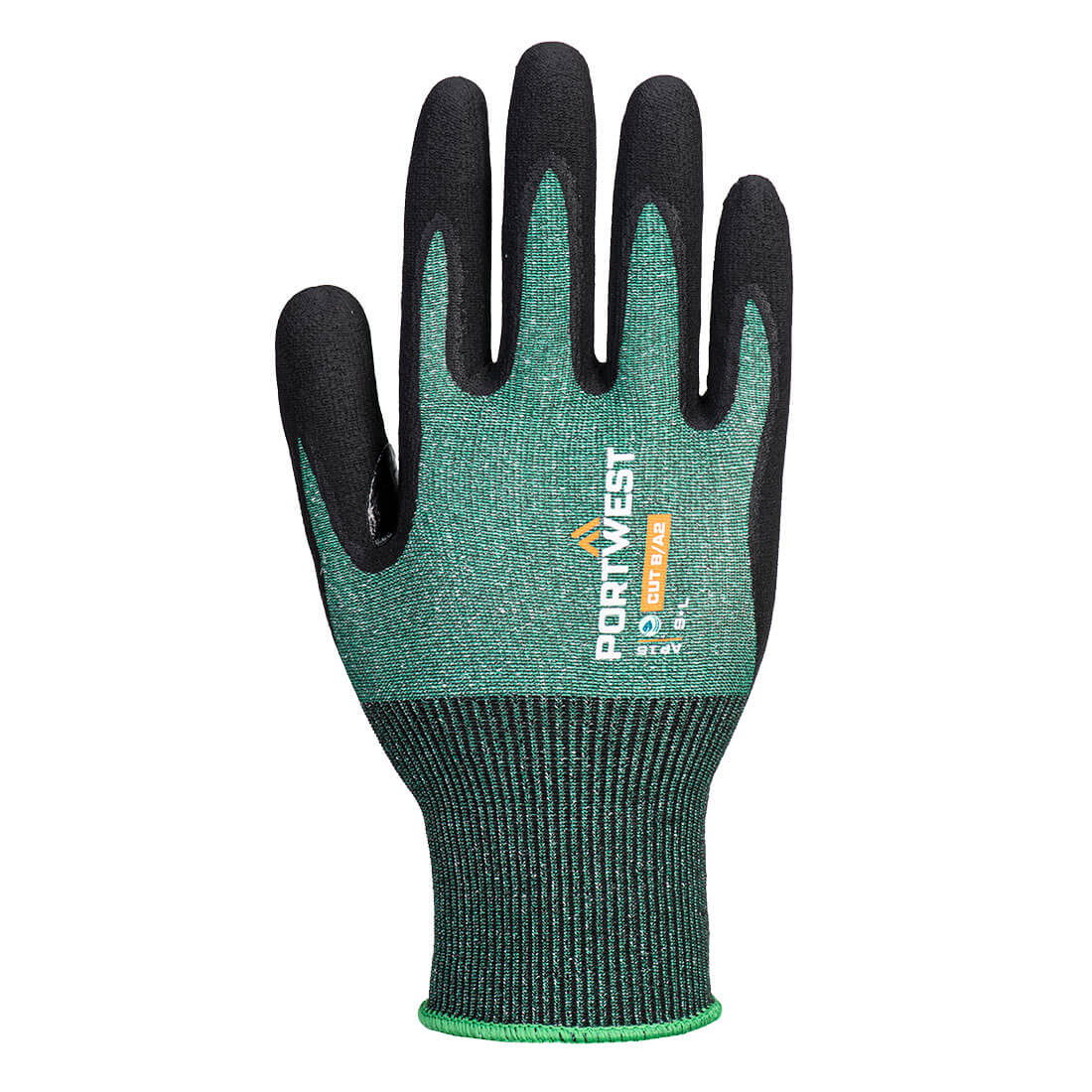 AP15 SG Cut B18 Nitrile Glove Green/Black