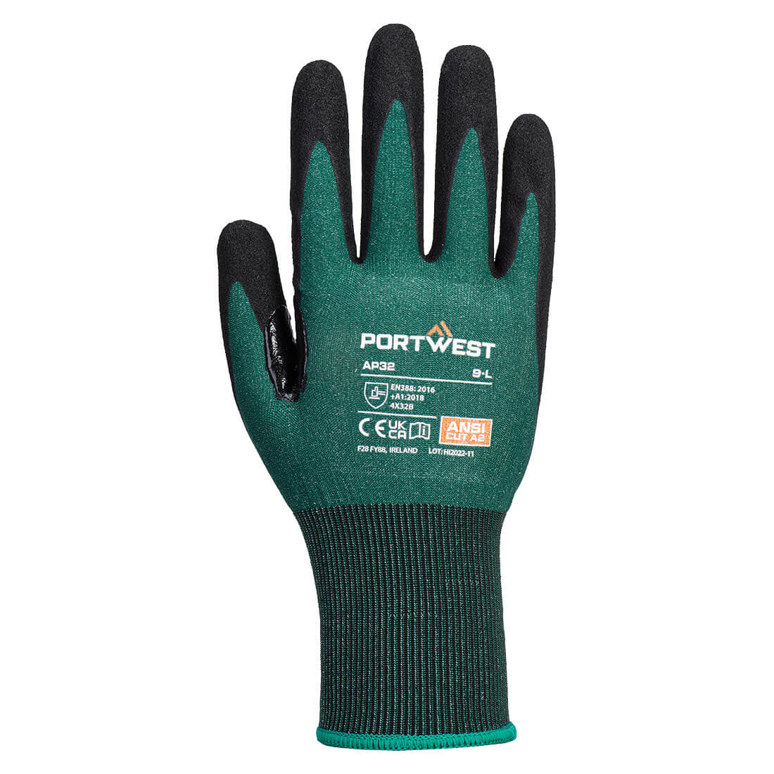 AP32 Cut B18 Dexti Pro Nitrile Glove Black/Grey