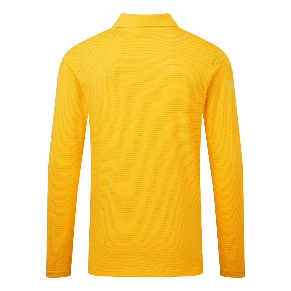 AS23 Anti-Static ESD Polo Shirt L/S Deep Yellow