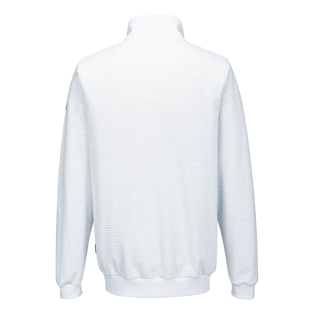 AS25 Anti-Static ESD Zip Sweatshirt White