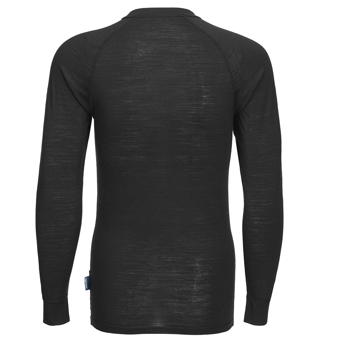 B183 Merino Wool Crewneck Baselayer Top Black B183 Merino Wool Crewneck Baselayer Top Black